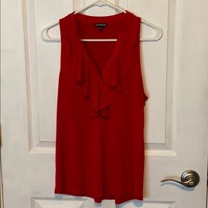 Express Women’s Red V-neck Tank